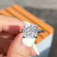 3.5 Carat Zircon 4-Prong Ring