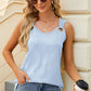 Round Neck Wide Strap Tank