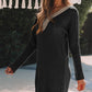 Women's Candida V-Neck Long Sleeve Mini Sweater Dress