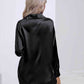 Collared Neck Buttoned Long Sleeve Shirt