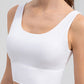 Scoop Neck Wide Strap Active Tank