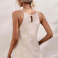 Polka Dot Round Neck Knit Tank