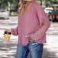 Lace Detail V-Neck Top