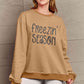 Simply Love SEASONAL Full Size FREEZIN' SEASON Graphic Sweatshirt