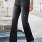 Women's Hannah Frayed Hem Flare Leg Jeans