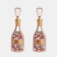 Wine Shape Zinc Alloy Acrylic Dangle Earrings