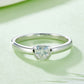 Moissanite 925 Sterling Silver Solitaire Ring
