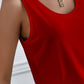 Scoop Neck Wide Strap Tank