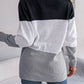 SocialBee Cable-Knit Striped Button Up Cardigan