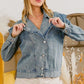 BiBi Button Up Long Sleeve Denim Jacket - Brand BiBi