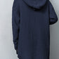 Cable-Knit Dropped Shoulder Hooded Cardigan