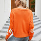 Flower Pattern Button Front Cardigan