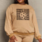 Simply Love Full Size SPOOKY BABE Graphic HALLOWEEN Sweatshirt