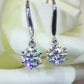2 Carat Moissanite 6-Prong Drop Earrings