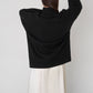 Turtle Neck Dropped Shoulder Sweater
