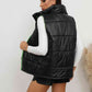 Full Size Zip-Up Collared Vest