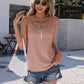 Half-Zip Round Neck Tank