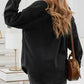 Button Up Collared Neck Long Sleeve Jacket