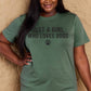 Malibu Dreams Simply Love Full Size Dog Paw Graphic Cotton T-Shirt