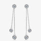 2.6 Carat Moissanite 925 Sterling Silver Earrings