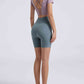 Wide Waistband Sports Shorts