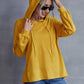 Drawstring Pocketed Dropped Shoulder Hoodie