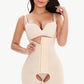 Full Size Hook-and-Eye Lace Trim Shaping Bodysuit