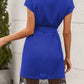 Lace Detail Tied Cap Sleeve Mini Dress