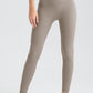 Basic Style High-Stretch Wide Waistband Sport Leggings