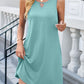 Cutout Round Neck Sleeveless Dress