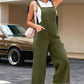 Pocketed Wide Leg Overall