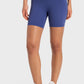 Staying Cozy Wide Waistband Biker Shorts