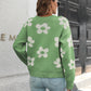 Floral Dropped Shoulder Sweater