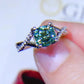1 Carat Moissanite 925 Sterling Silver Ring 💜