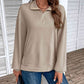 Half Zip Sweatshirt with Pocket