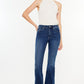 Kancan Cat's Whiskers Raw Hem Flare Jeans