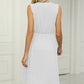Pocketed V-Neck Wide Strap Dress