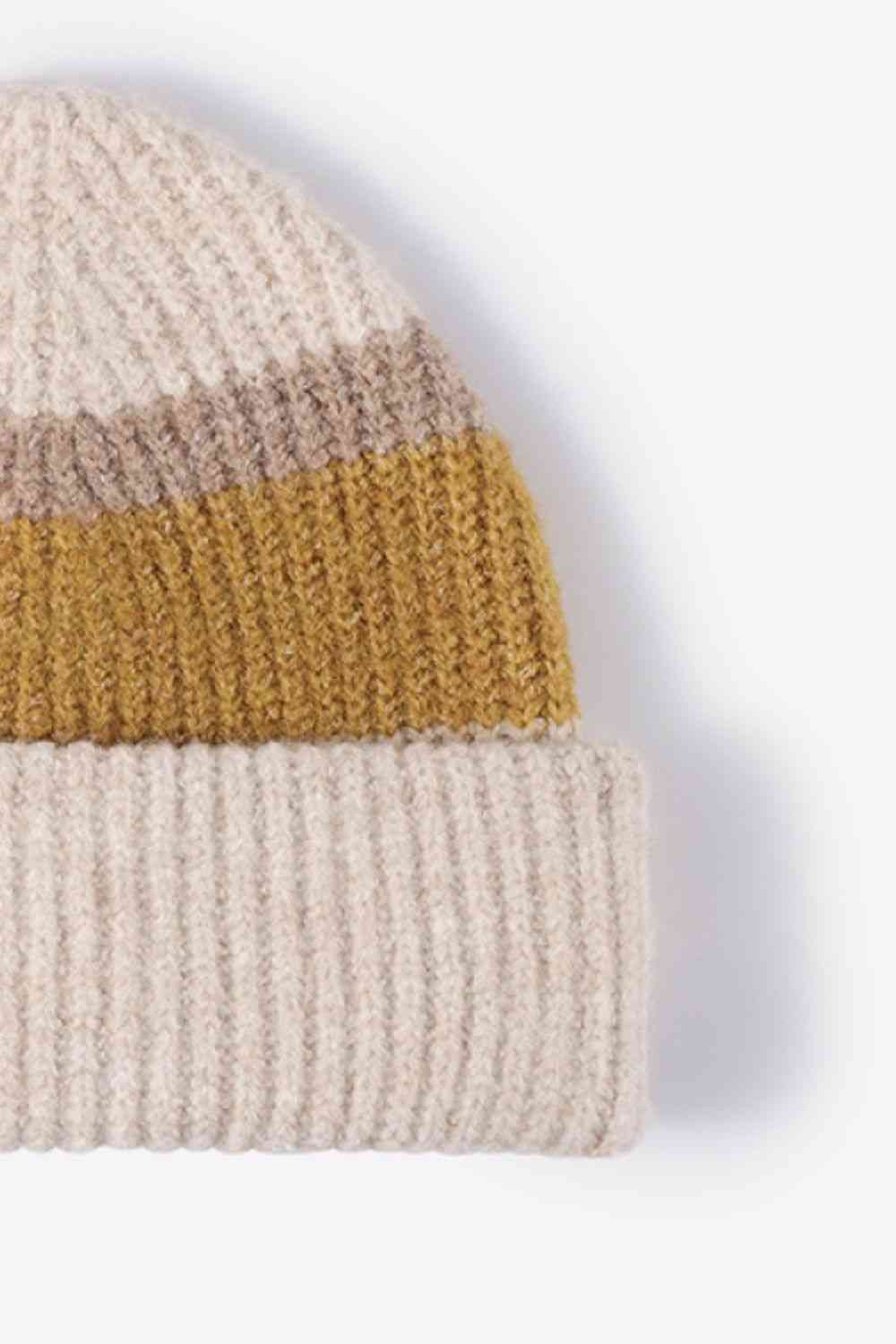 EZBeanie Tricolor Cuffed Hat Knit Beanie