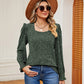 Full Size Square Neck Puff Sleeve Top