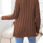 SavannahTree Button Down Cable-Knit Cardigan