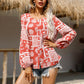 Round Neck Button Down Shirt