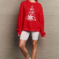 Simply Love Full Size Snowflake Christmas Tree Graphic Sweatshirt