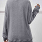 Dropped Shoulder Sweatshirt with Pockets