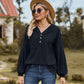 Full Size Dropped Shoulder Button-Down Hoodie