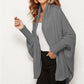 Open Front Batwing Sleeve Cardigan