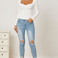 Ruched Long Sleeve T-Shirt
