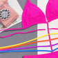 RESTRICTED ACCESS Halter Neck Strappy One-Piece Swimsuit