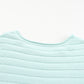 Round Neck Exposed Seams Pullover Sweater