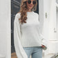 Round Neck Dropped Shoulder Sweater