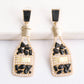 Wine Shape Zinc Alloy Acrylic Dangle Earrings